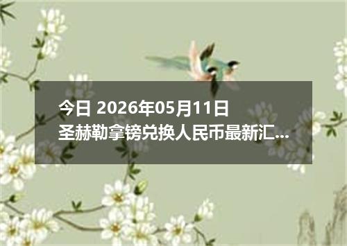 今日 2026年05月11日 圣赫勒拿镑兑换人民币最新汇率行情
